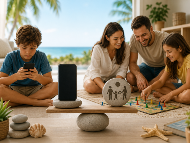 Celular nas férias: como encontrar o equilíbrio sem transformar o descanso em uma batalha