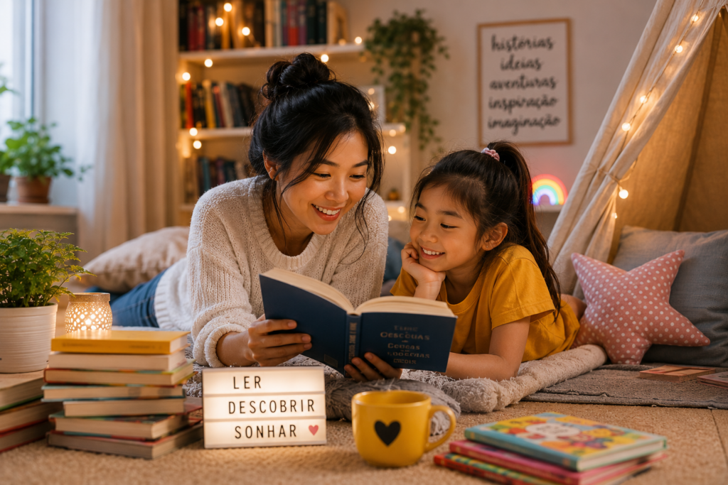 Como ajudar seu filho a criar o hábito da leitura sem transformar isso em obrigação