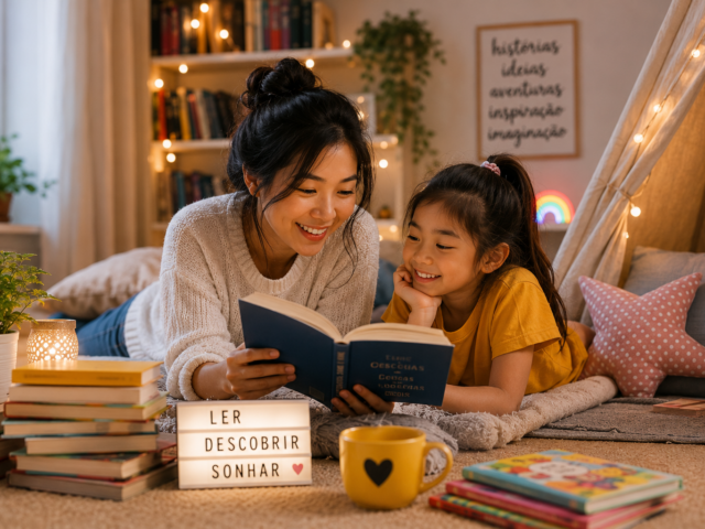 Como ajudar seu filho a criar o hábito da leitura sem transformar isso em obrigação